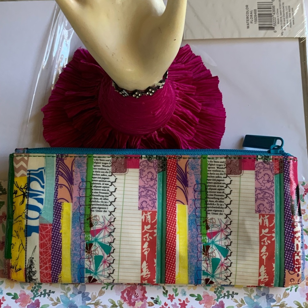 Paperchase - Collectors - Multi-colored Small Clutch Purse.